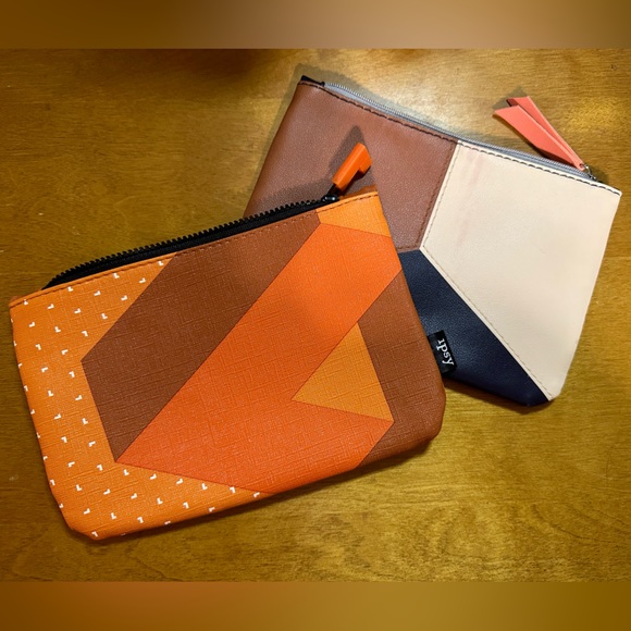 IPSY Bundle- 10 makeup bags (leopard, gold, orange, Tetris collab) - Picture 2 of 6